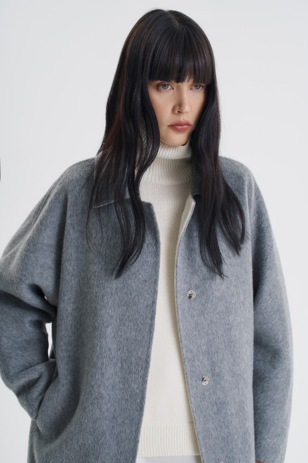 Пальто Adeline , серый, арт. FR24FW1CT430W100GR купить в интернет-магазине