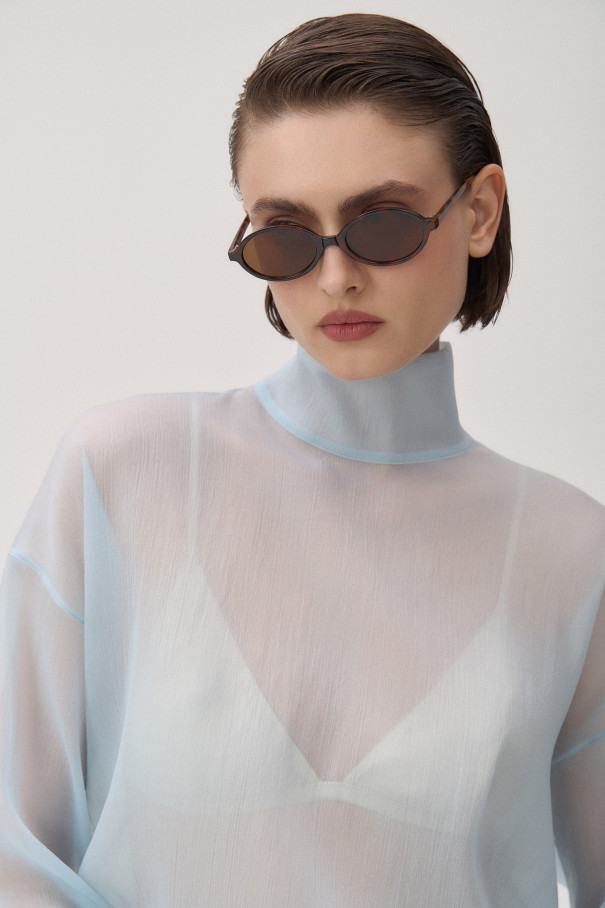 Блуза Melisa , голубой, арт. FR25SS1BL400K450BU купить в интернет-магазине