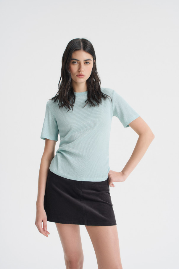 Футболка Sabina , голубой, арт. FR25S1TS200W200LB купить в интернет-магазине