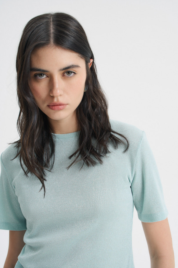 Футболка Sabina , голубой, арт. FR25S1TS200W200LB купить в интернет-магазине