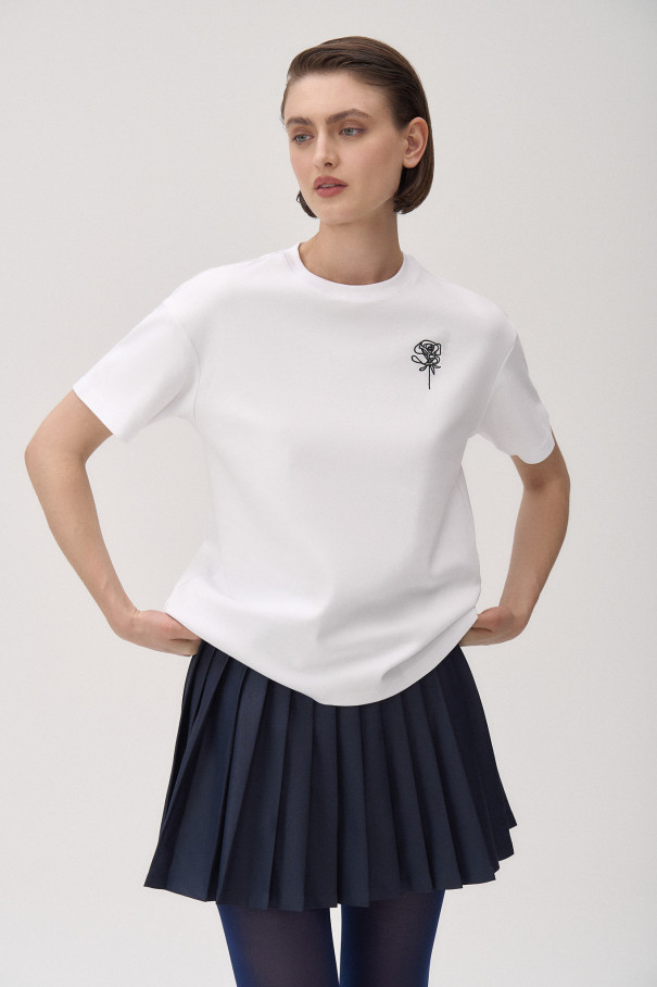 Футболка Olivia , белый, арт. FR25SS1TS200K500WT купить в интернет-магазине