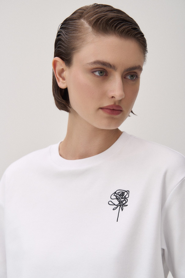 Футболка Olivia , белый, арт. FR25SS1TS200K500WT купить в интернет-магазине