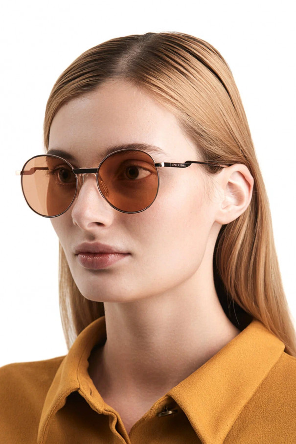 Солнцезащитные очки POLISHED ROSE GOLD , мультицвет, арт. FD-04-AMBER купить в интернет-магазине