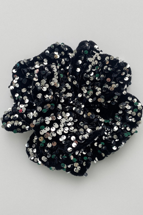 BIG BROOCH Брошь из пайеток черная 18см , черный, арт. 34379506 купить в интернет-магазине