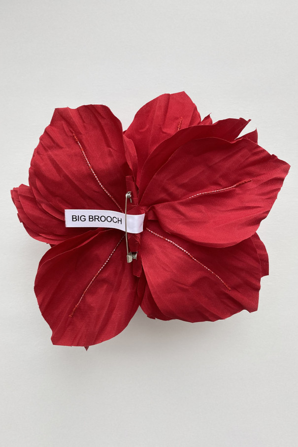 Брошь BIG BROOCH Pion красный 15 см , красный, арт. 34269585 купить в интернет-магазине