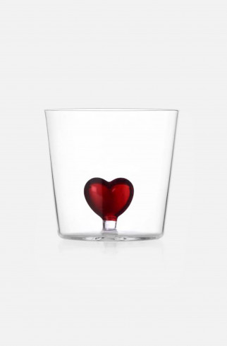 Стакан RED HEART, 350 мл , Красный, арт. 352390 купить в интернет-магазине
