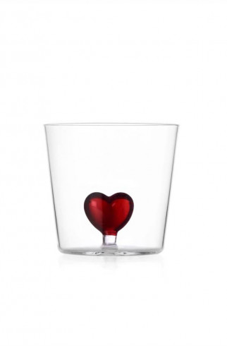 Стакан RED HEART, 350 мл , Красный, арт. 352390 купить в интернет-магазине