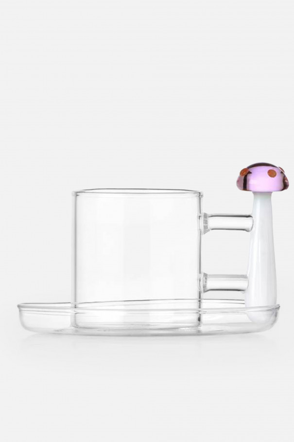 Кофейная пара PINK MUSHROOM WITH RED DOTS , мультицвет, арт. 35209031 купить в интернет-магазине
