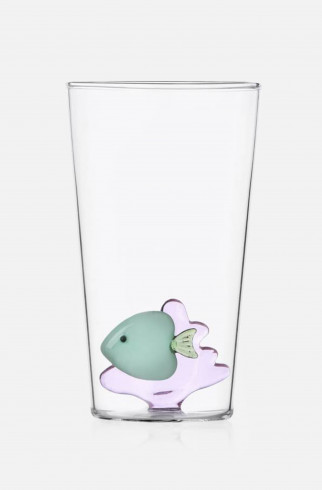 Стакан с рыбкой Green Fish Pink Seaweed 450 мл , Мультицвет, арт. 352269 купить в интернет-магазине