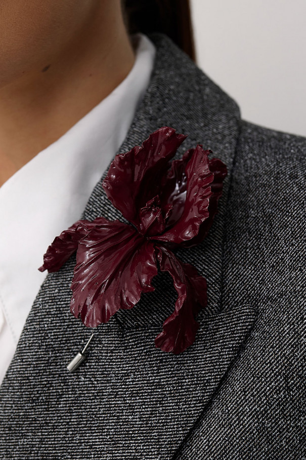 BIG BROOCH Ирис бордо , бордовый, арт. 36115831 купить в интернет-магазине