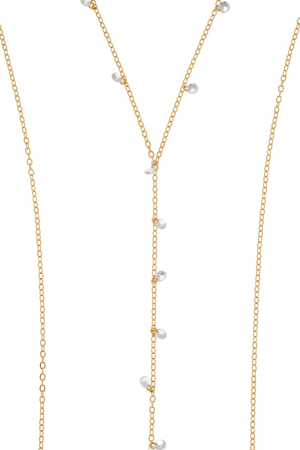 Бодичейн SHINE BRIGHT с кристаллическими подвесками, золотой , золотой, арт. SF05 00 0018G купить в интернет-магазине