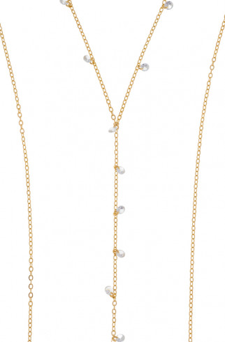 Бодичейн SHINE BRIGHT с кристаллическими подвесками, золотой , Золотой, арт. SF05 00 0018G купить в интернет-магазине