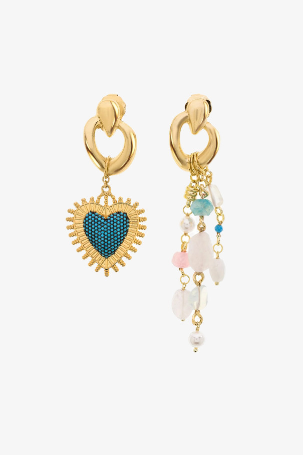 Серьги асимметричные 