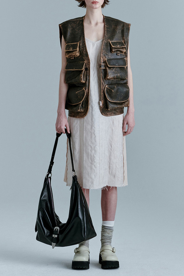 Сумка BELTED HOBO  Черный , черный, арт. FF047355BL купить в интернет-магазине