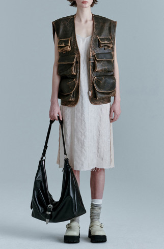 Сумка BELTED HOBO  Черный , Черный, арт. FF047355BL купить в интернет-магазине