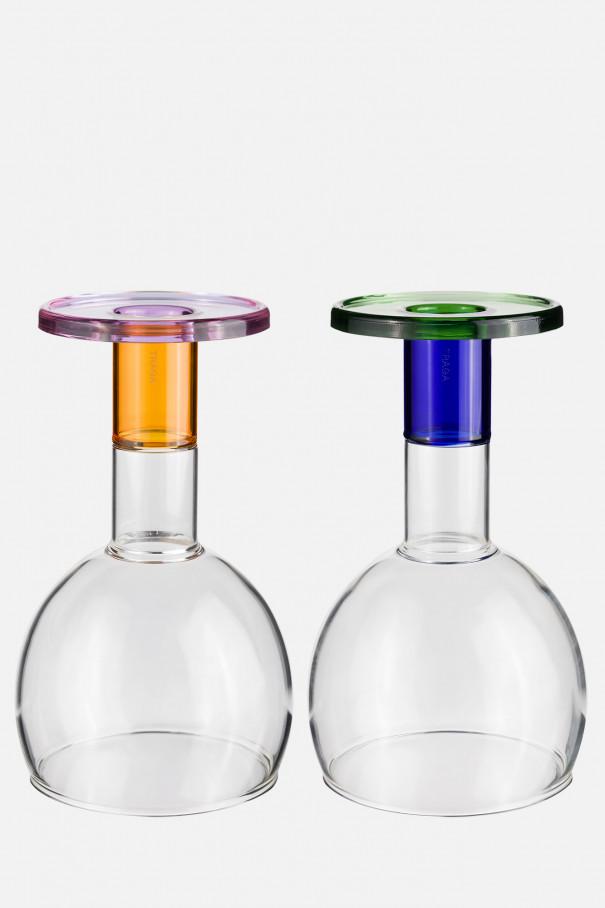 Бокал Wine Candle Glass , мультицвет, арт. TR-WCG-BU-OR-2 купить в интернет-магазине