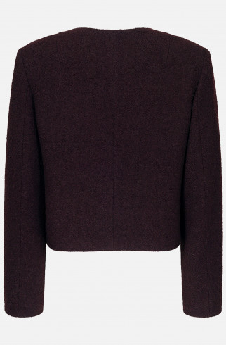 Кроп-жакет Mon petit , Бордовый, арт. FR25FW1JC141K200BD купить в интернет-магазине