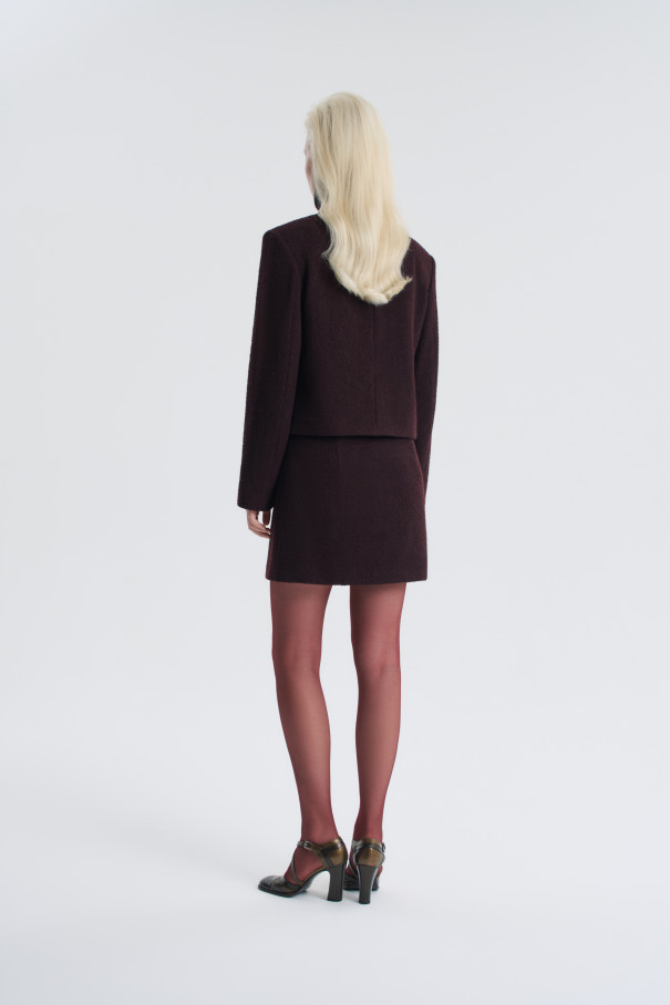Мини-юбка Babe , бордовый, арт. FR25FW1SK010K200BD купить в интернет-магазине