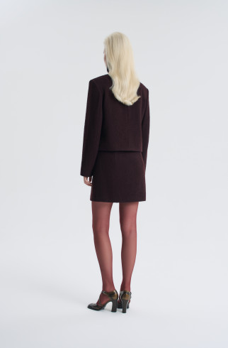 Мини-юбка Babe , Бордовый, арт. FR25FW1SK010K200BD купить в интернет-магазине