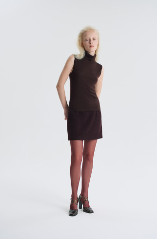 Мини-юбка Babe , Бордовый, арт. FR25FW1SK010K200BD купить в интернет-магазине