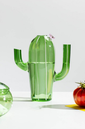 Кувшин GREEN CACTUS PINK FLOEWR , Мультицвет, арт. 352249 купить в интернет-магазине