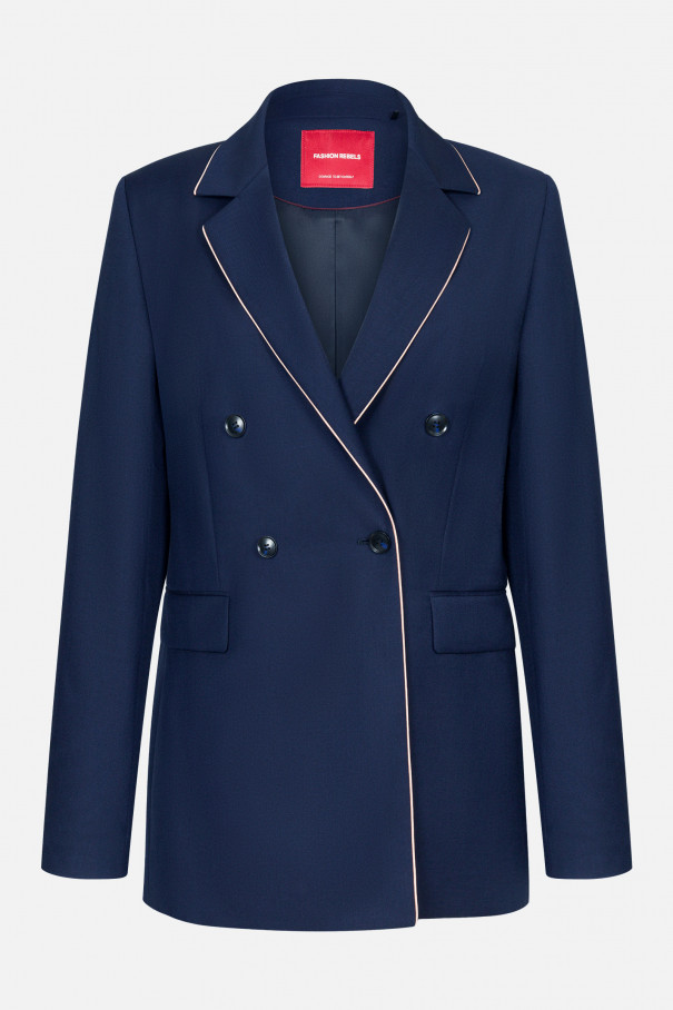 Жакет Mon amour , синий, арт. FR24FW1JC240BTW100BU купить в интернет-магазине