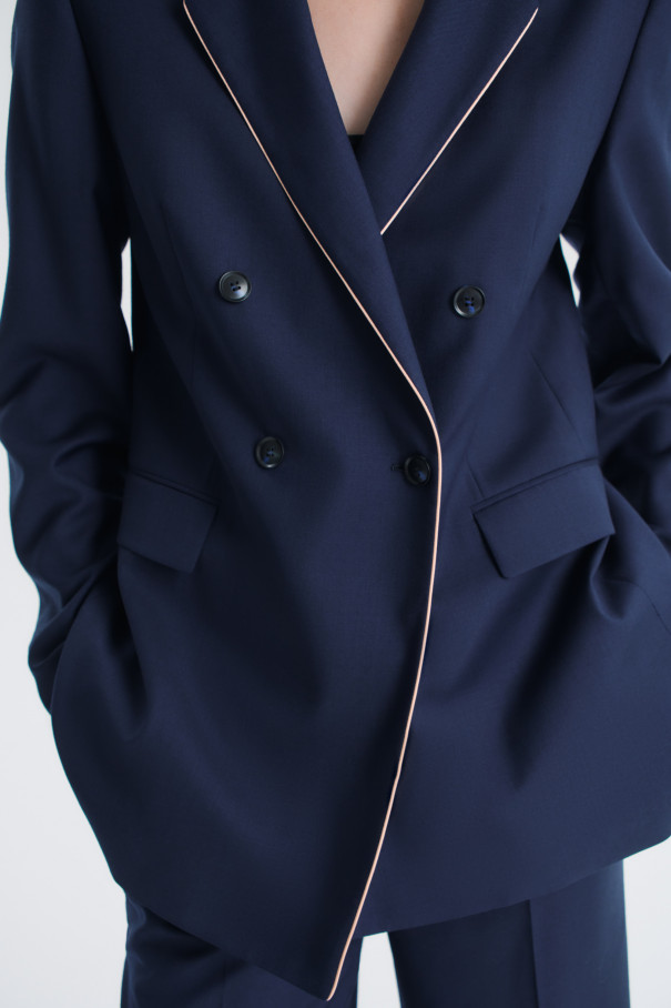 Жакет Mon amour , синий, арт. FR24FW1JC240BTW100BU купить в интернет-магазине