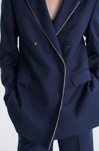 Жакет Mon amour , Синий, арт. FR24FW1JC240BTW100BU купить в интернет-магазине