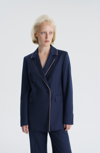 Жакет Mon amour , Синий, арт. FR24FW1JC240BTW100BU купить в интернет-магазине