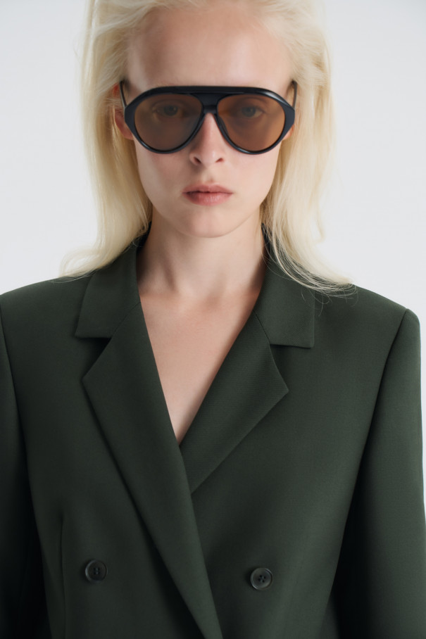 Жакет Mon amour , зеленый, арт. FR24FW1JC240BTW100GN купить в интернет-магазине