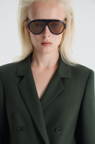 Жакет Mon amour , Зеленый, арт. FR24FW1JC240BTW100GN купить в интернет-магазине