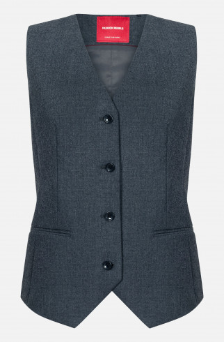 Жилет Mon lapin , Серый, арт. FR24FW1VS10BTW100GR купить в интернет-магазине