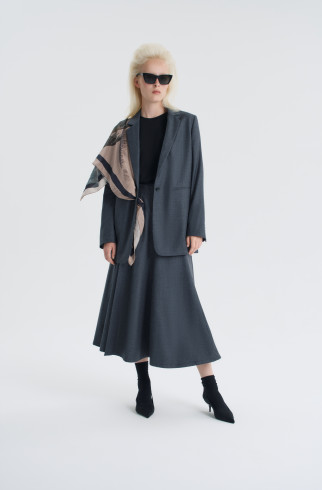 Юбка Ma cocotte , Серый, арт. FR24FW1SK030W100GR купить в интернет-магазине