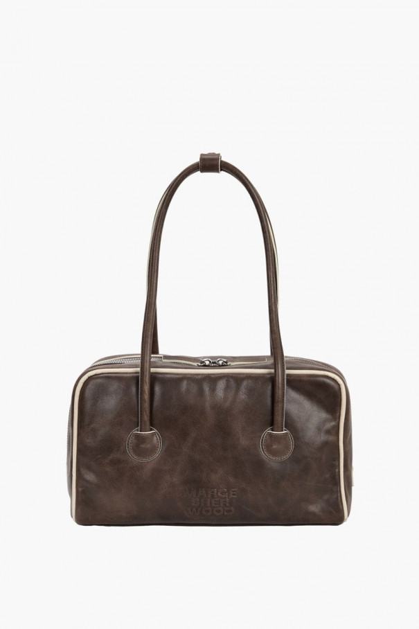 Сумка SOFT BOSTON (PIPING) , коричневый, арт. FF046880BR купить в интернет-магазине