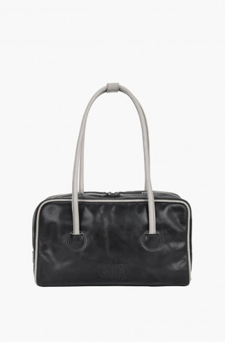 Сумка SOFT BOSTON (PIPING) , Черный, арт. FF046880BL купить в интернет-магазине