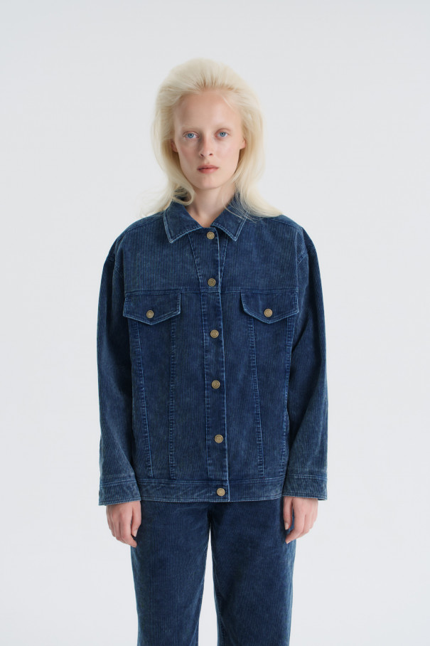 Куртка Ma louloute , синий, арт. FR26FW1SH40PCK500BU купить в интернет-магазине