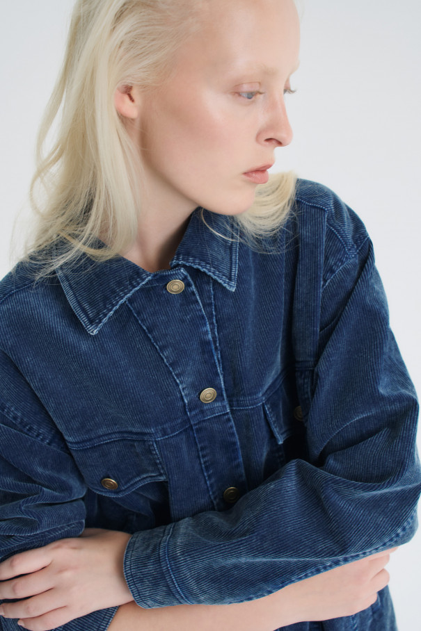 Куртка Ma louloute , синий, арт. FR26FW1SH40PCK500BU купить в интернет-магазине