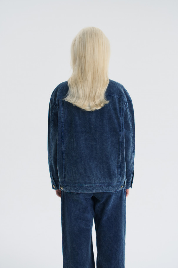 Куртка Ma louloute , синий, арт. FR26FW1SH40PCK500BU купить в интернет-магазине