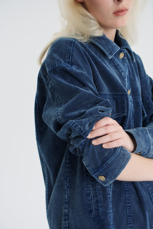 Куртка Ma louloute , синий, арт. FR26FW1SH40PCK500BU купить в интернет-магазине