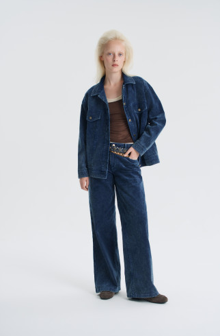 Куртка Ma louloute , Синий, арт. FR26FW1SH40PCK500BU купить в интернет-магазине Куртка Ma louloute , Синий, арт. FR26FW1SH40PCK500BU купить в интернет-магазине