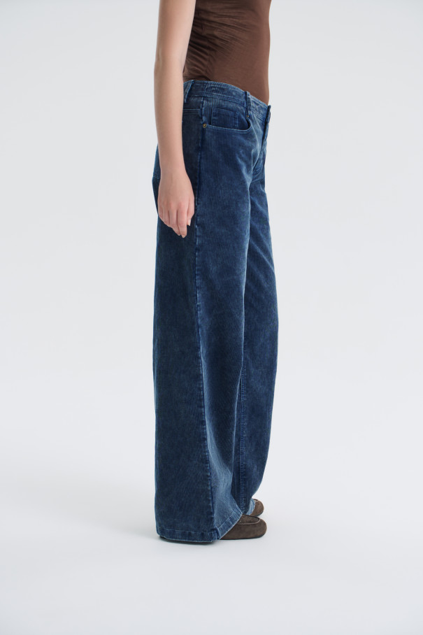 Брюки Mon loulou , синий, арт. FR26FW1DJ100K500BU купить в интернет-магазине