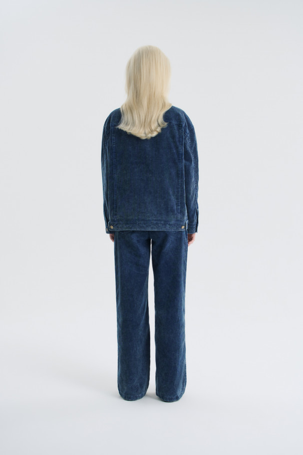 Брюки Mon loulou , синий, арт. FR26FW1DJ100K500BU купить в интернет-магазине