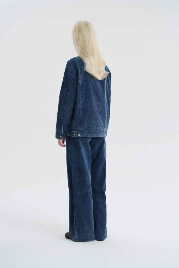 Брюки Mon loulou , синий, арт. FR26FW1DJ100K500BU купить в интернет-магазине