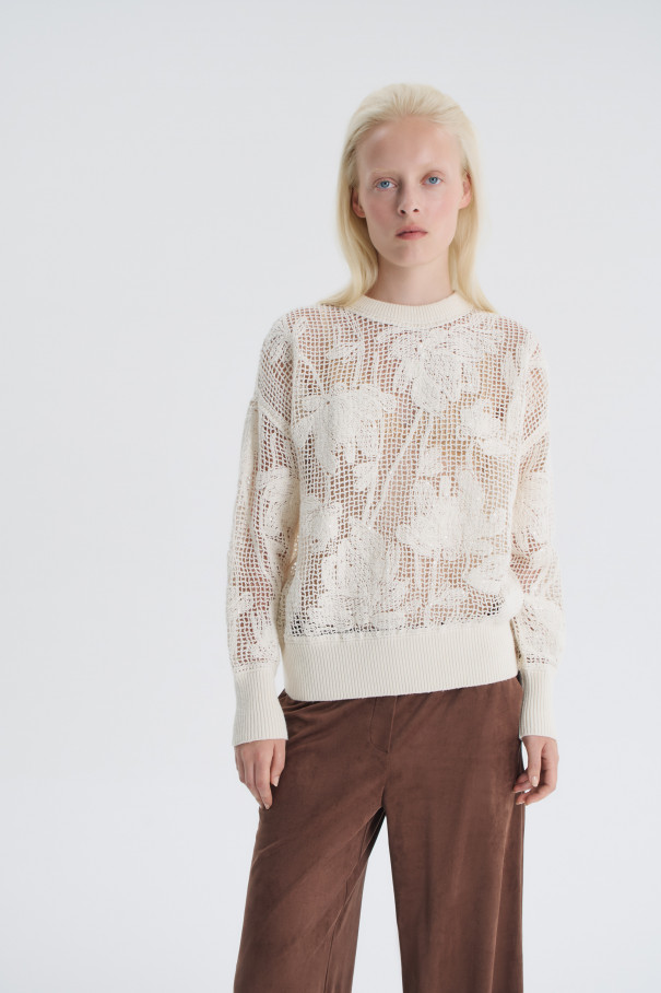 Свитер Mimi , молочный, арт. FR26FW1SW400W100ML купить в интернет-магазине