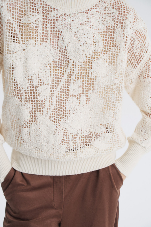 Свитер Mimi , молочный, арт. FR26FW1SW400W100ML купить в интернет-магазине