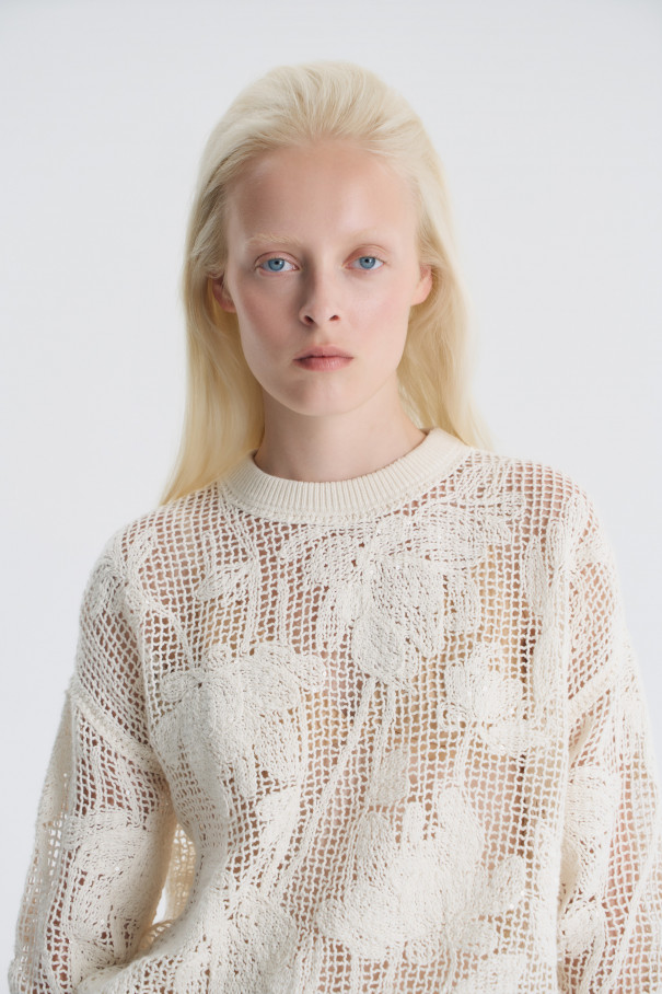 Свитер Mimi , молочный, арт. FR26FW1SW400W100ML купить в интернет-магазине