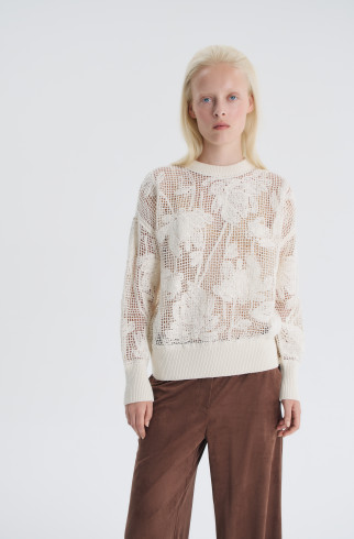 Свитер Mimi , Молочный, арт. FR26FW1SW400W100ML купить в интернет-магазине