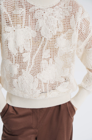 Свитер Mimi , Молочный, арт. FR26FW1SW400W100ML купить в интернет-магазине