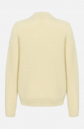 Кардиган с пайетками Pumpkin , Желтый, арт. FR26AW4CR40ZPK200YL купить в интернет-магазине Кардиган с пайетками Pumpkin , Желтый, арт. FR26AW4CR40ZPK200YL купить в интернет-магазине