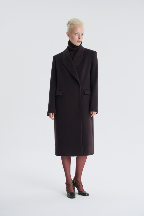 Пальто Mon trésor , коричневый, арт. FR25FW1CT430W120BR купить в интернет-магазине